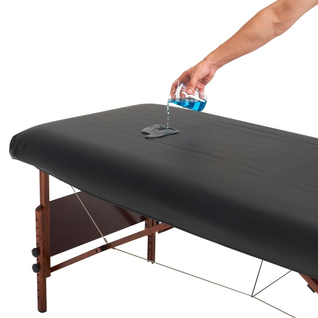 Premium Universal Massage Table Cover - PU Vinyl Leather, Ultra Durable & Waterproof - Fits All Massage Tables - Perfect for Spas, Clinics & Home Use
