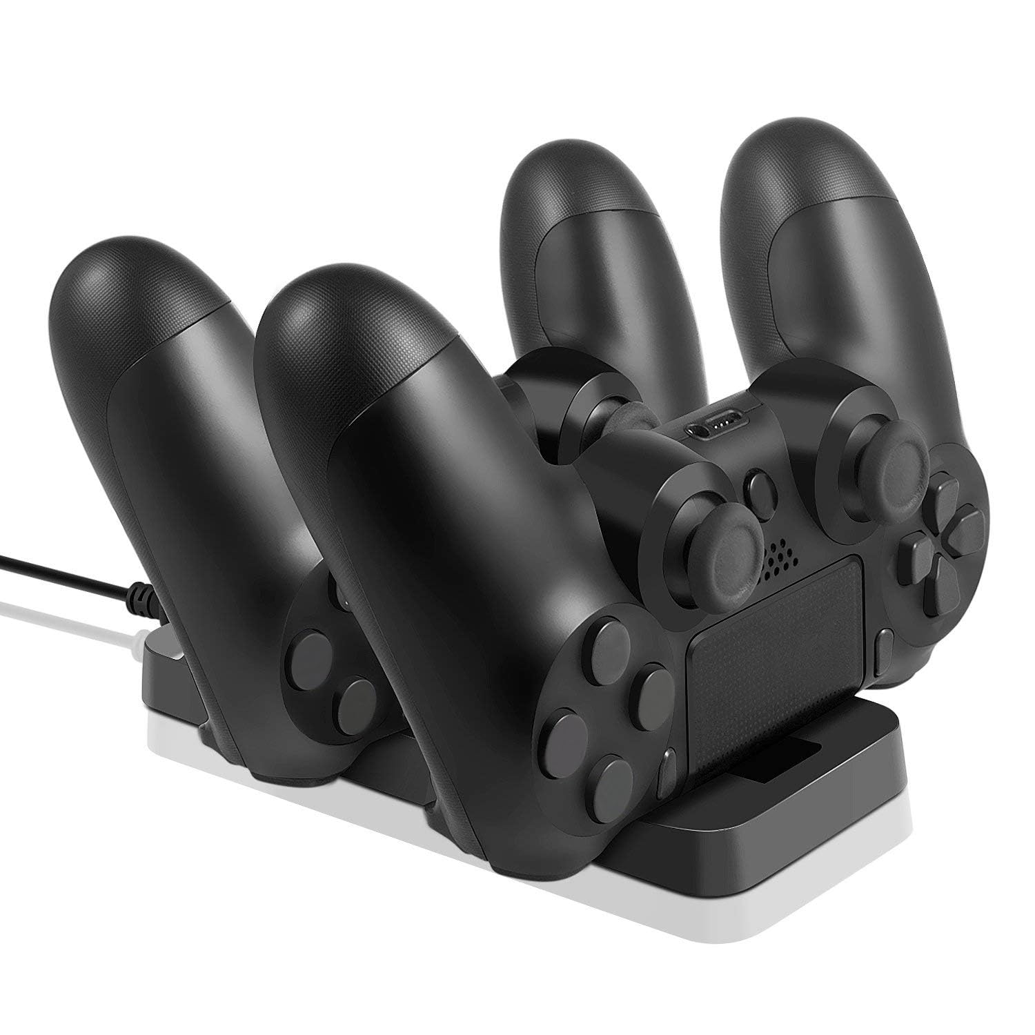 DualShock 4 Charging Station for PS4/PS4 Pro/PS4 Slim - Fast Dual Controller Charger Dock with LED Indicators | Perfect for Gaming Sessions & Multiplayer Setups