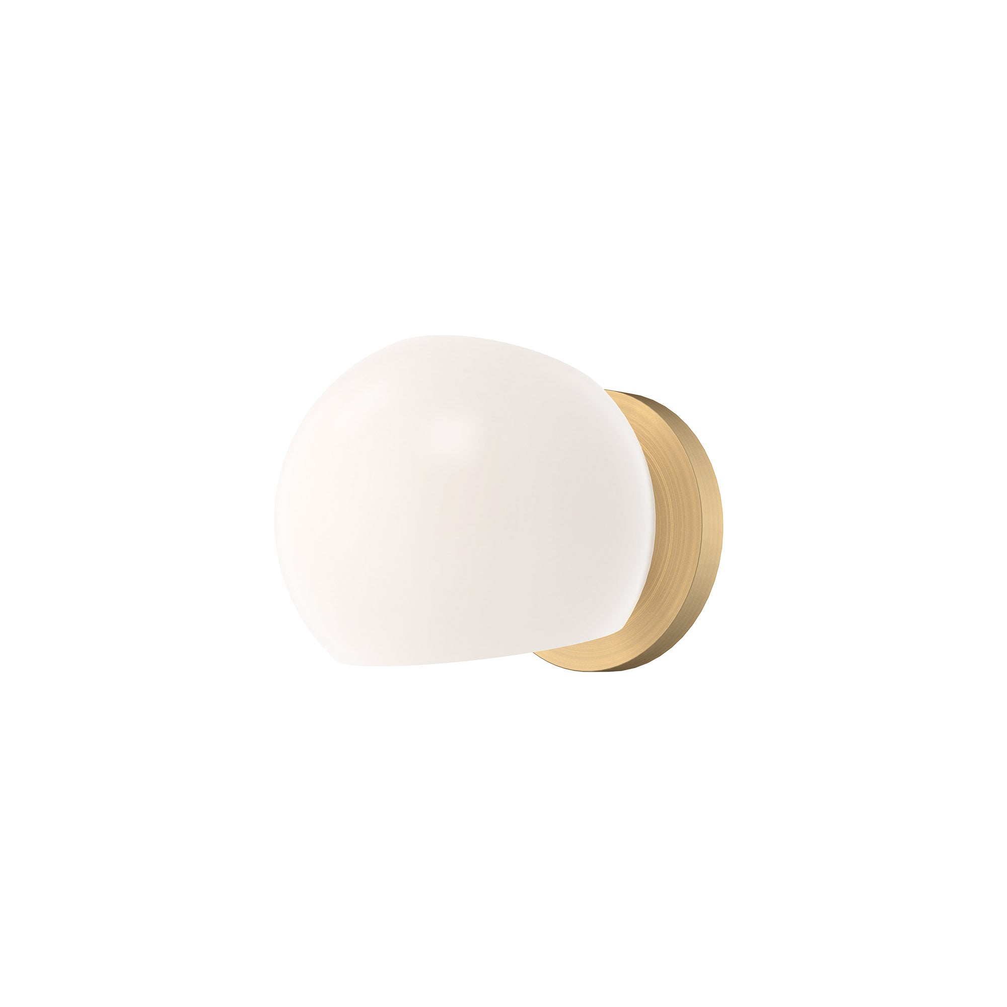 Brushed Gold / Opal Matte Glass