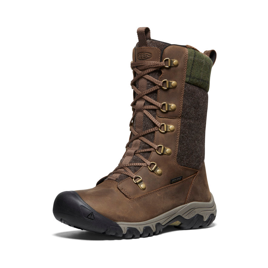 KEEN Greta Tall Waterproof Boots for Women - Comfortable & Stylish Hiking Boots for Outdoor Adventures, Walking & Winter Wear