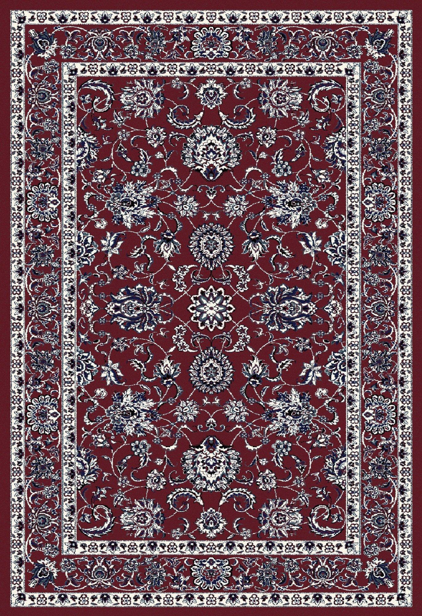 Art Carpet Arabella Collection Traditional Border Woven Area Rug 6'7