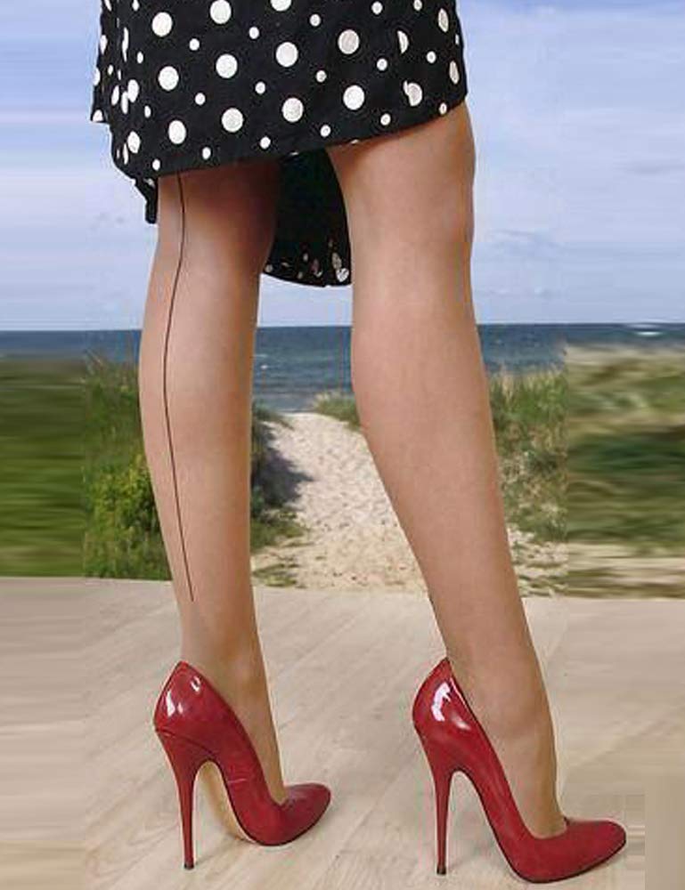 Sexy Polka Dot Sheer Nylon Pantyhose for Women - Reinforced Crotch Comfortable Stockings & Tights - Perfect for Office, Party and Everyday Wear