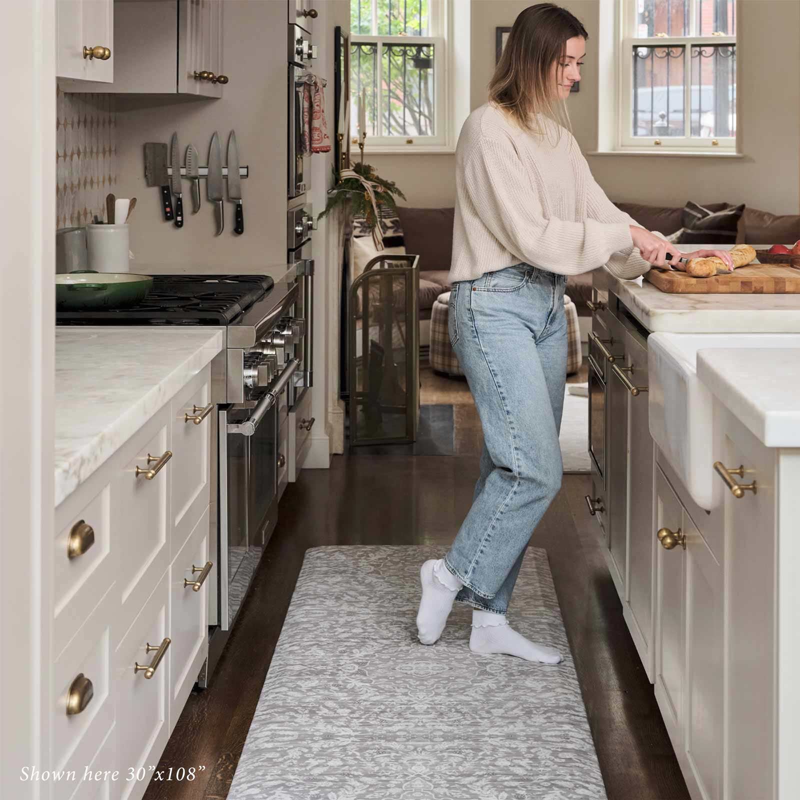 Premium Nama Standing Mat by Emile – Anti-Fatigue Comfort for Long Hours Standing – Perfect for Office, Kitchen, Salon & Workstations