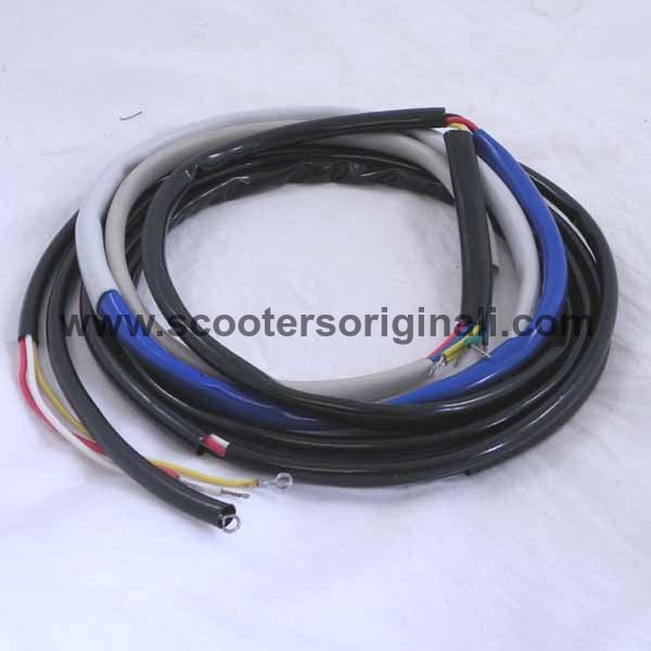 Vespa Wiring Loom Harness for V30 V33T VM1T Models (1951-1953) - Genuine Replacement Part for Classic Scooter Electrical System Restoration