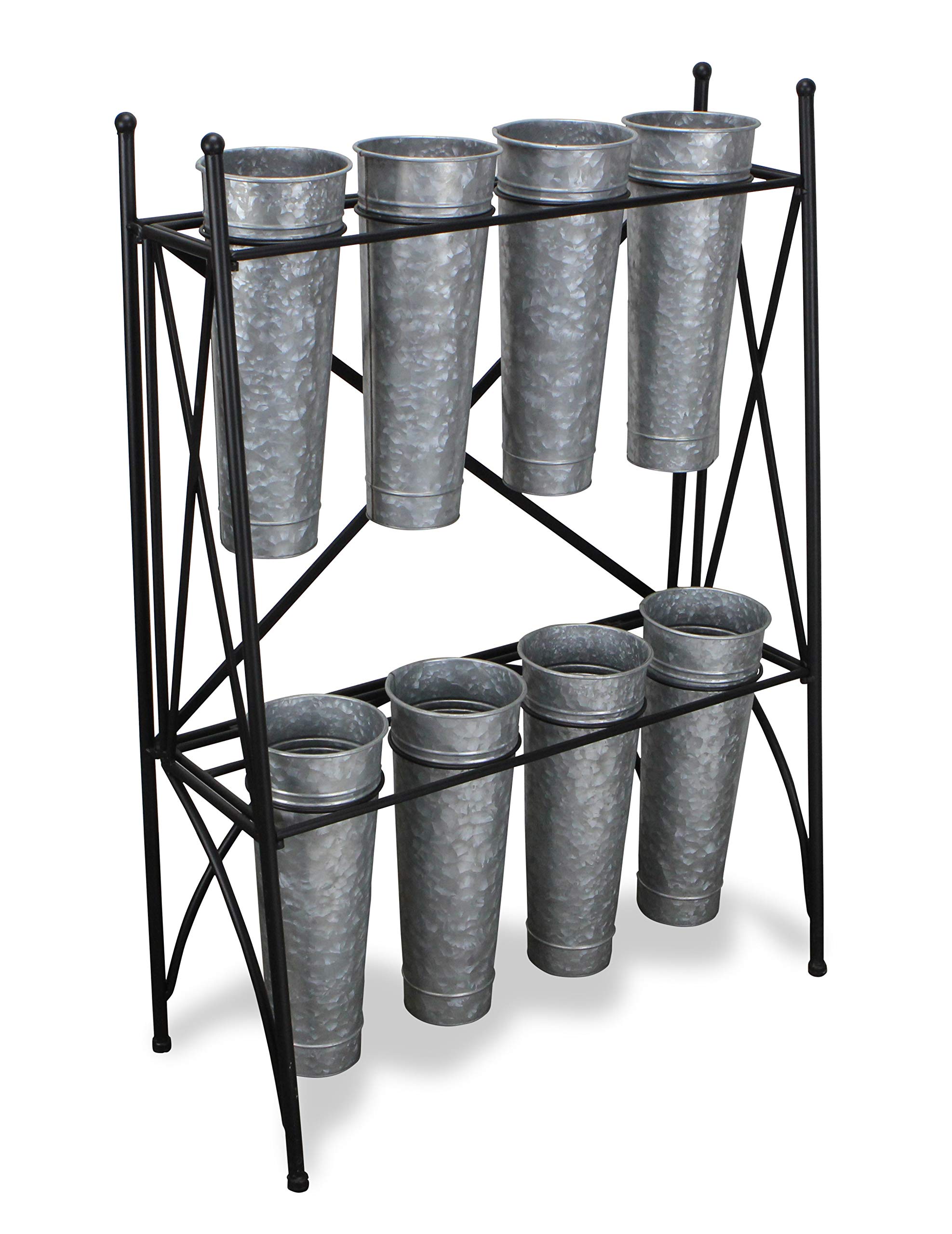 Cheungs 8-Tier Galvanized Metal Plant Stand - 29
