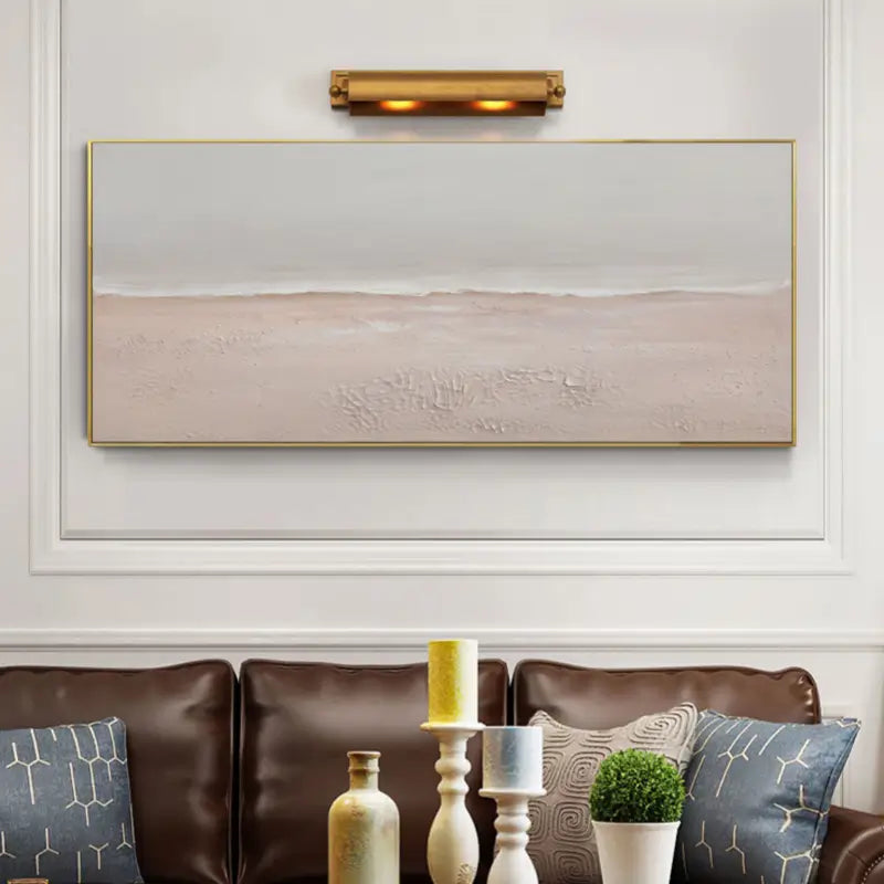 Ocean And Sky Painting #OS 011 - Handmade Canvas Wall Art for Home & Office Decor - Perfect for Living Room, Bedroom or Gift