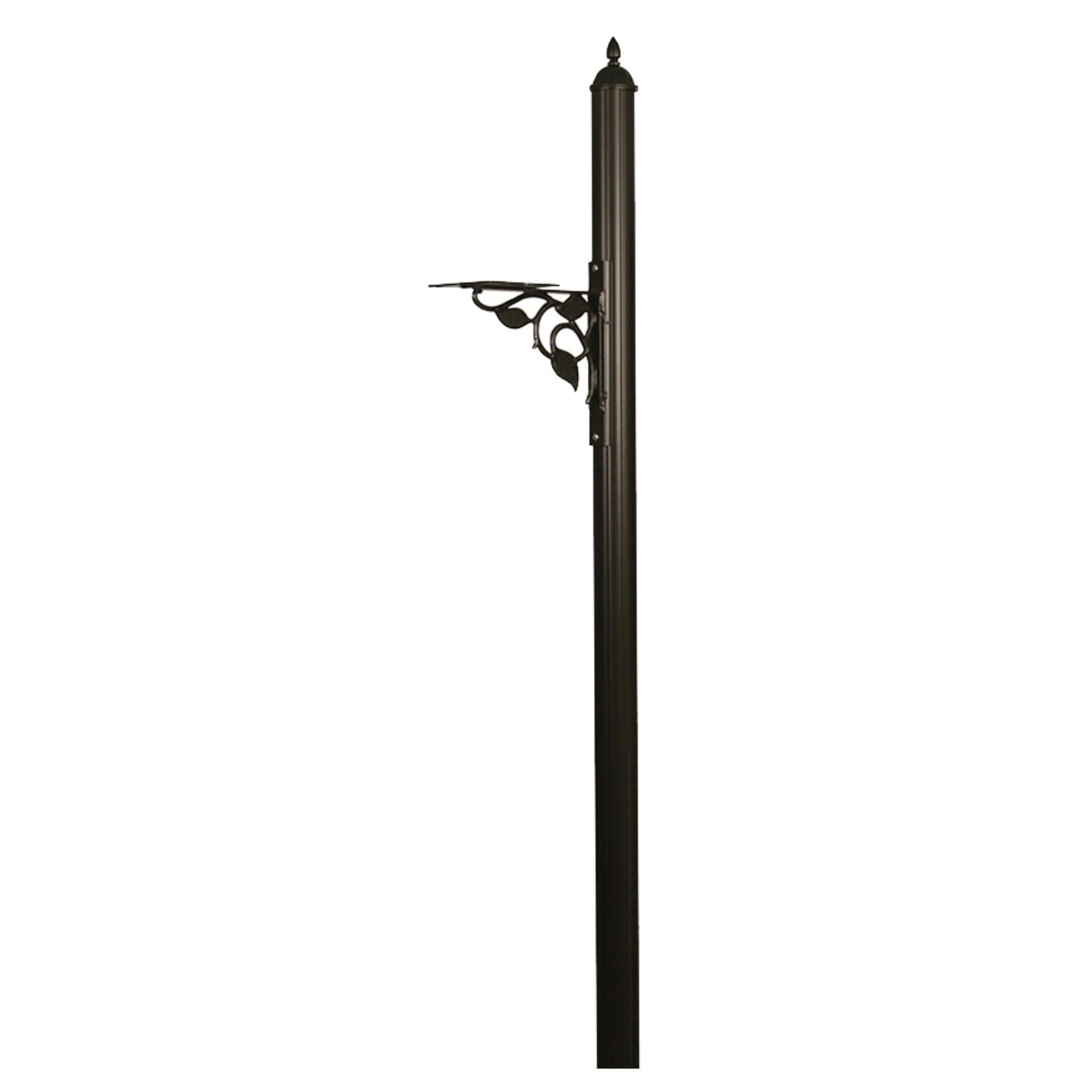 Special Lite Albion Mailbox Post - Oil Rubbed Bronze Aluminum Post for Curbside Mailbox - SPK-651-ORB | Durable Outdoor Mailbox Stand for Residential & Commercial Use