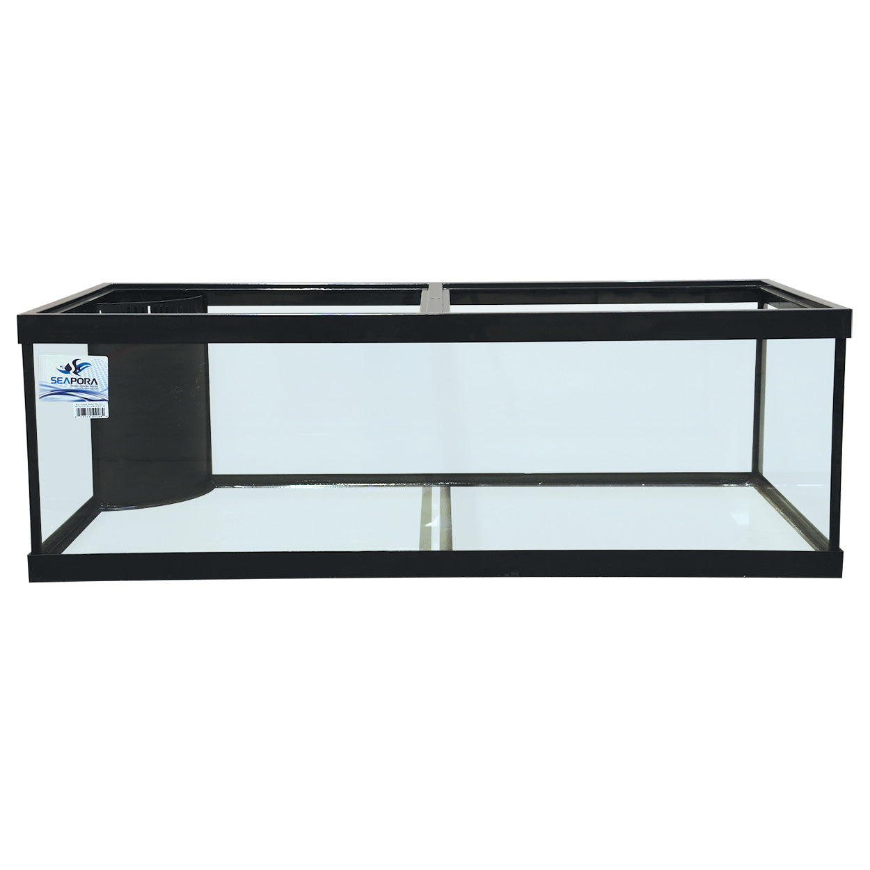 Seapora 80 Gallon Drilled Aquarium Tank - 48x24x16 Inches, Large Saltwater & Freshwater Fish Tank for Home, Office, or Commercial Use