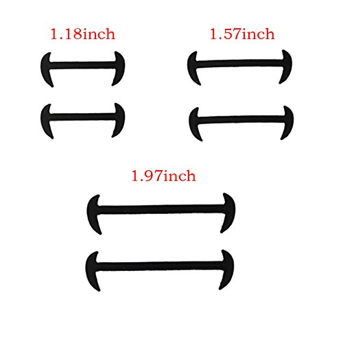12 Pcs No Tie Elastic Shoelaces for Men - Silicone Round Laces for Dress Shoes, Sneakers & Hiking Boots - Comfortable & Secure Fit for Work, Travel & Outdoor Activities