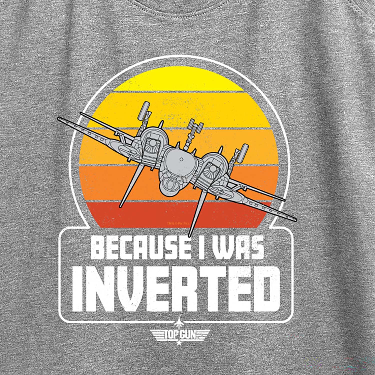 HYBRID APPAREL Top Gun Women's Racerback Tank Top - 'Because I was Inverted' Quote - Soft Breathable Workout & Casual Wear for Gym, Running, and Everyday Style