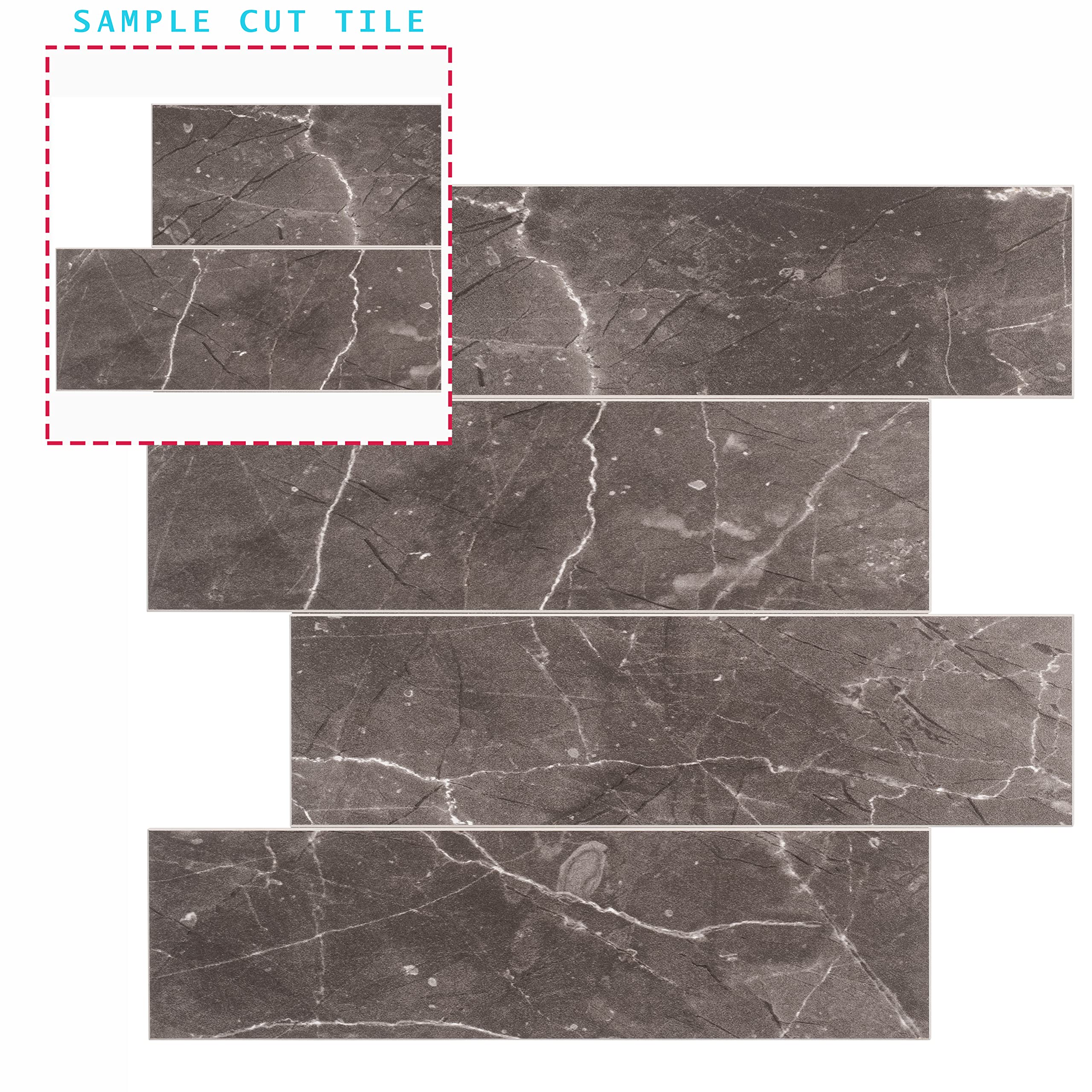Avant Decor Stone Composite Subway Tile - Peel & Stick Backsplash for Kitchen & Bathroom
