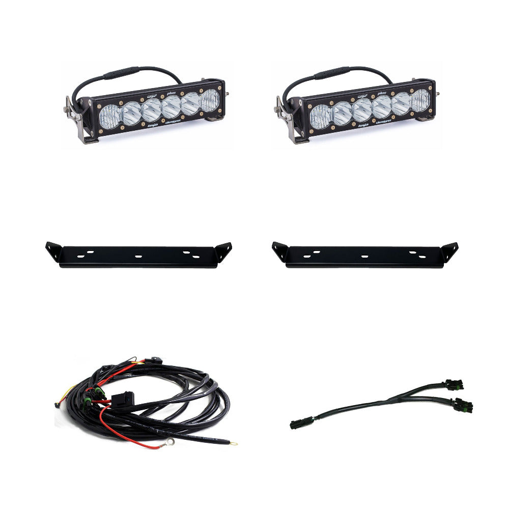 2021-2024 Ford Raptor Baja Designs OnX6+ LED Light Bar Grille Mount Kit - Off-Road Lighting for Night Driving & Adventure