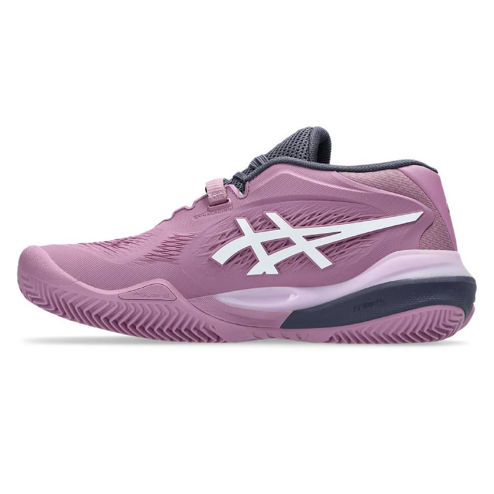 ASICS Gel Resolution X Clay Women's Tennis Shoes - Ube Pink/White | High-Performance Court Shoes for Clay Courts | Perfect for Competitive Matches & Training