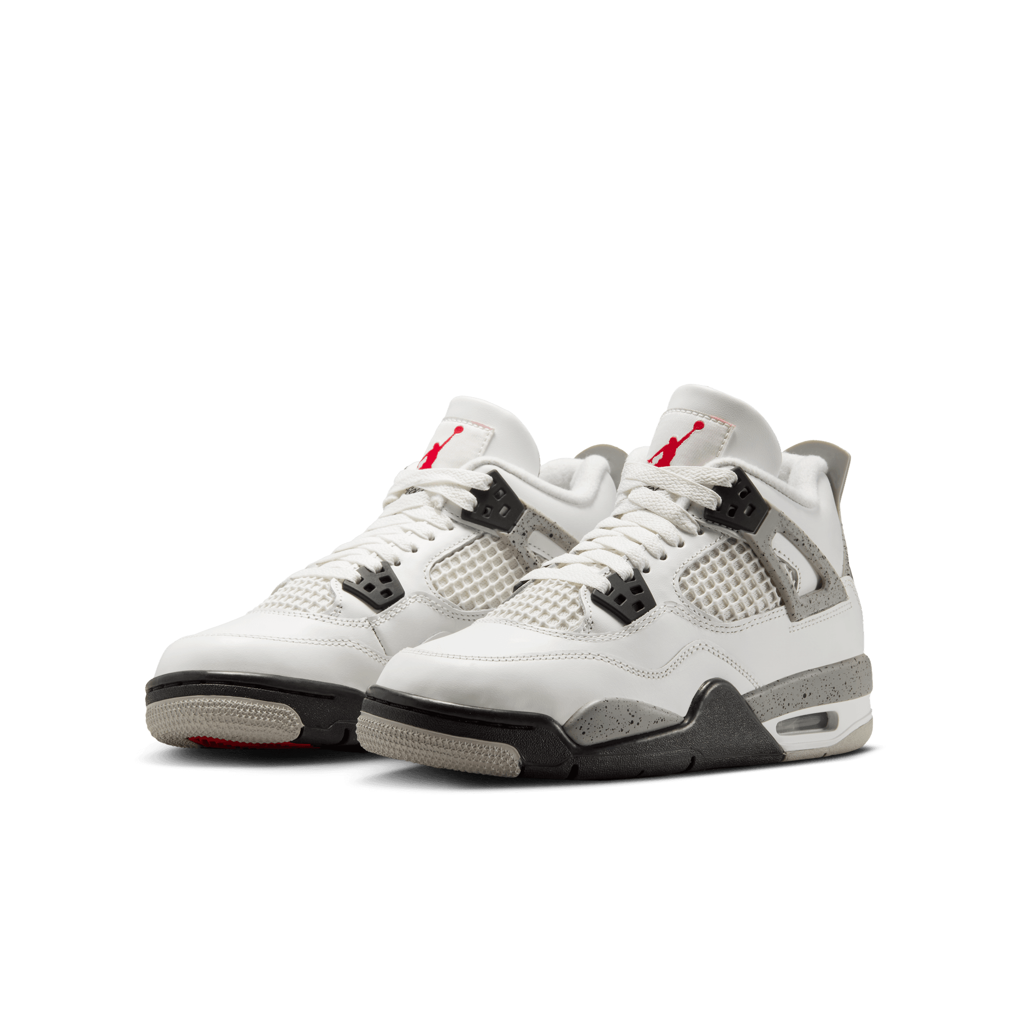 Original Air Jordan 4 Retro OG (GS) White Cement - Men's/Women's Basketball Shoes for Sports & Casual Wear