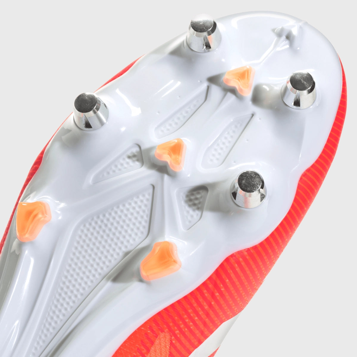 Adidas Adizero RS15 Ultimate SG Rugby Cleats - Lightweight Football Shoes for Men, Firm Ground Soccer Boots in Lucid Red - Perfect for Rugby Matches, Training & Outdoor Sports