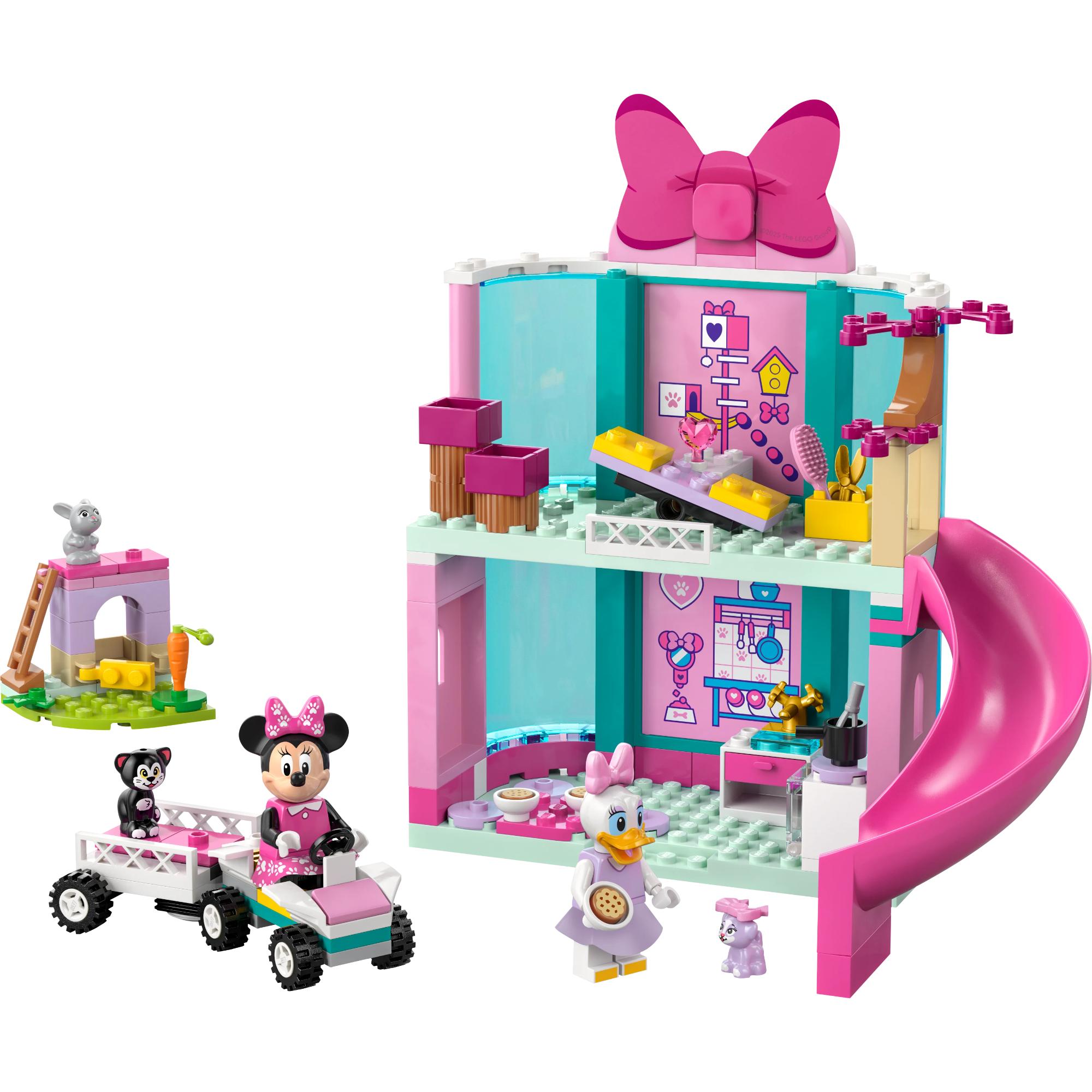 LEGO Disney Classic: Minnie's Pet Hotel Building Set (43274) - Creative Play for Kids, Perfect Gift for Disney Fans, Fun Animal Care Role-Playing Scenes