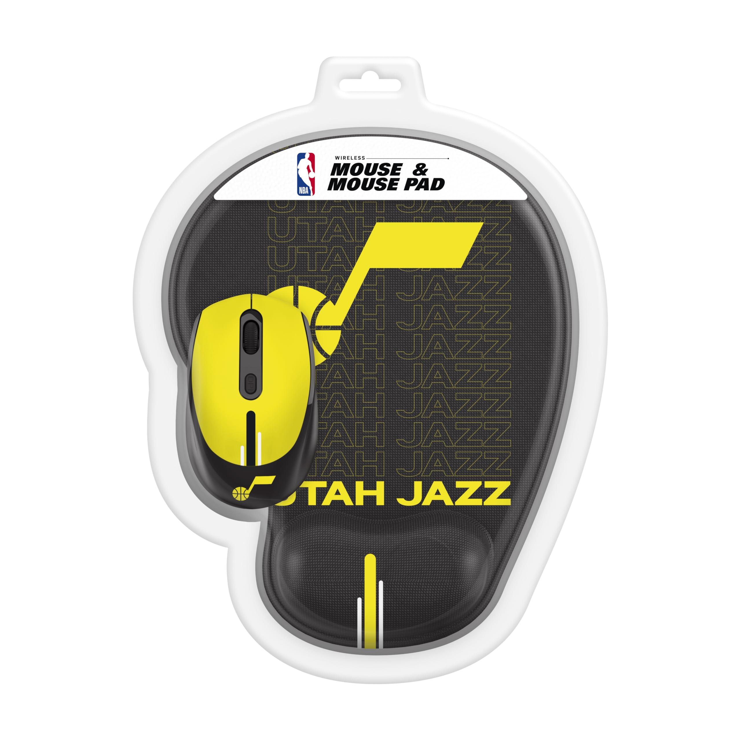 SOAR NBA Wireless Mouse with RGB Lighting & Gaming Mouse Pad - Ergonomic Design for PC, Laptop, Mac - Perfect for Gaming, Office Work, and Sports Fans