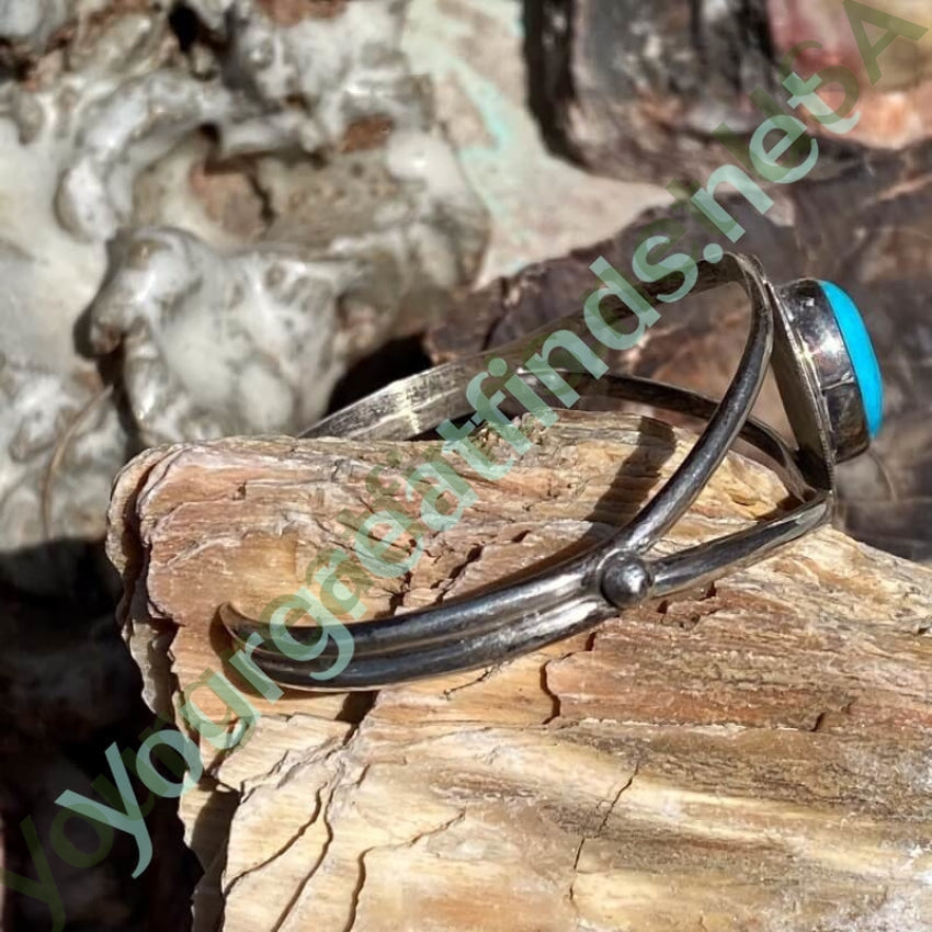 Authentic Navajo Sterling Silver Turquoise Cuff Bracelet - Handmade Native American Jewelry for Women, Fashion Accessories & Boho Style Outfits