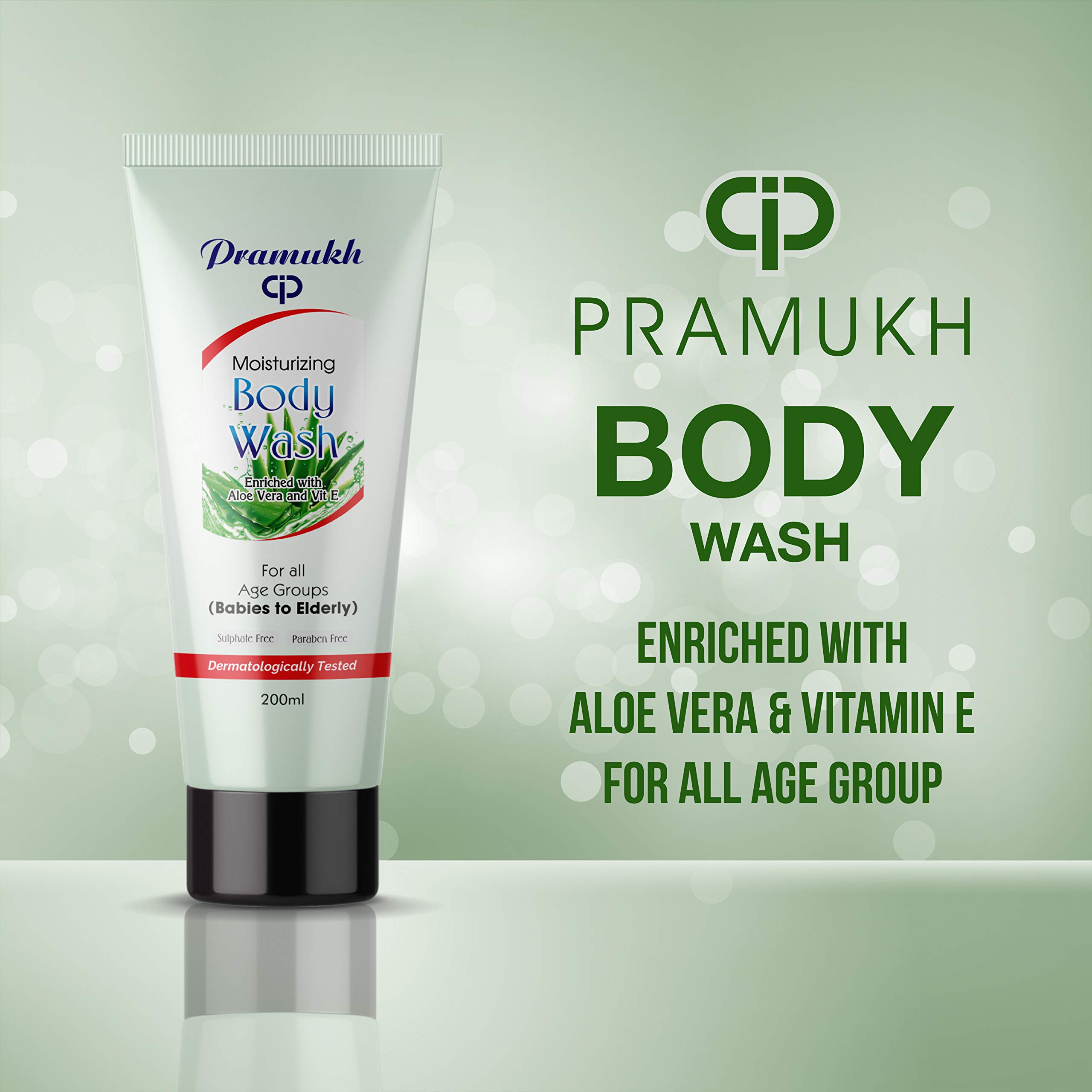Pramukh Body Wash 100ml - Gentle Cleansing & Moisturizing Shower Gel for All Skin Types | Perfect for Daily Use, Travel & Gym