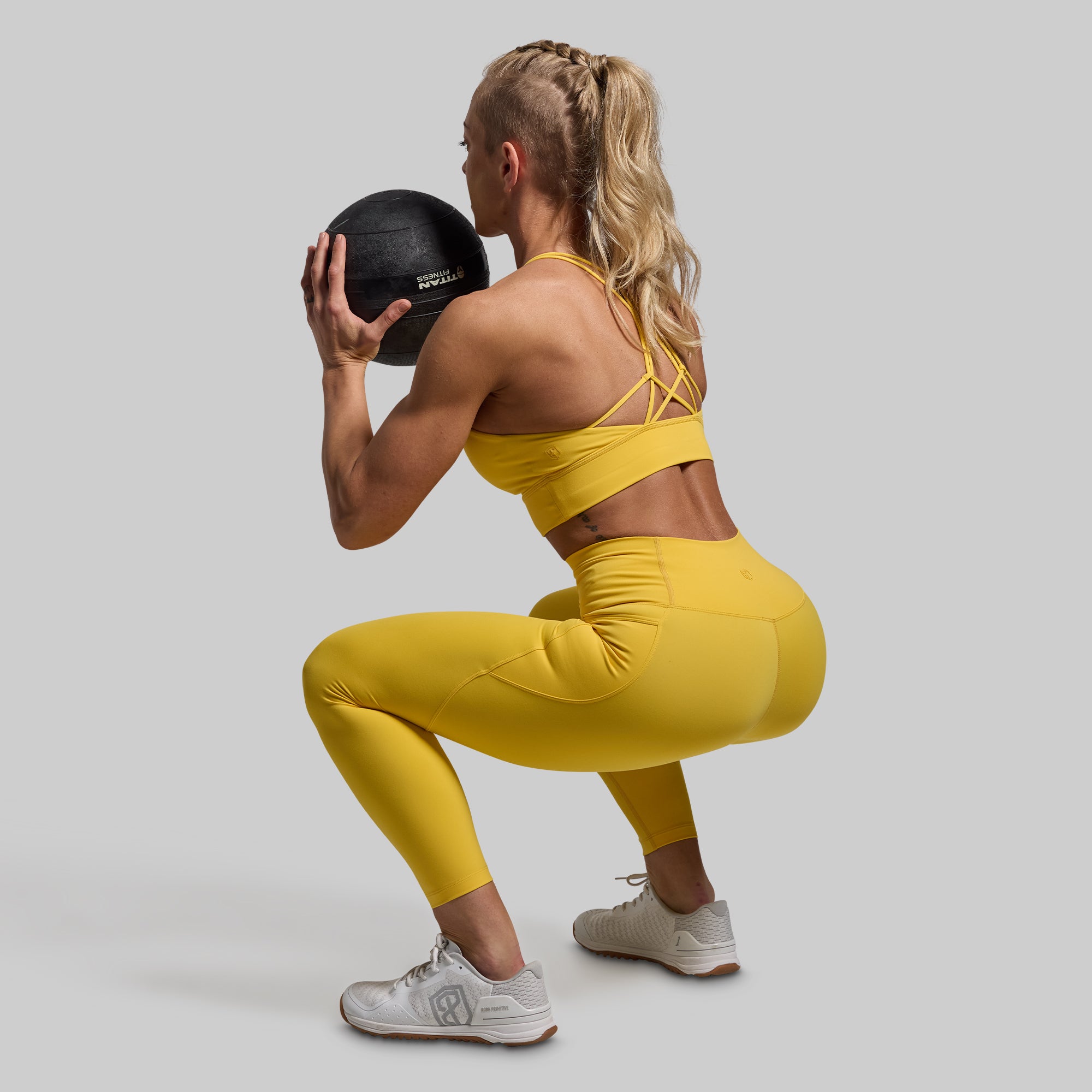 Golden Eccentric Leggings for Women - High Waist Yoga Pants, Workout Running Tights - Perfect for Gym, Fitness & Casual Wear