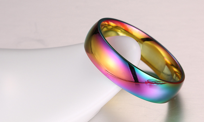 Vibrant Rainbow Rings for Women - Colorful Stackable Fashion Jewelry for Everyday Wear & Party Outfits