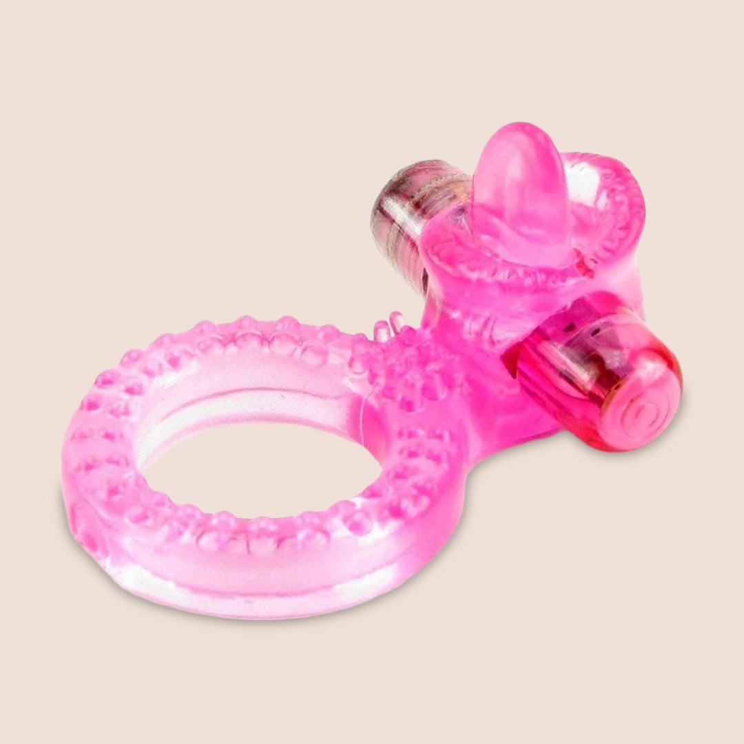 CalExotics Teaser Tongue Enhancer™ - Vibrating Penis Ring for Couples | Pleasure Enhancement, Sensual Massage & Intimate Play | Perfect for Date Nights & Spicing Up Your Relationship