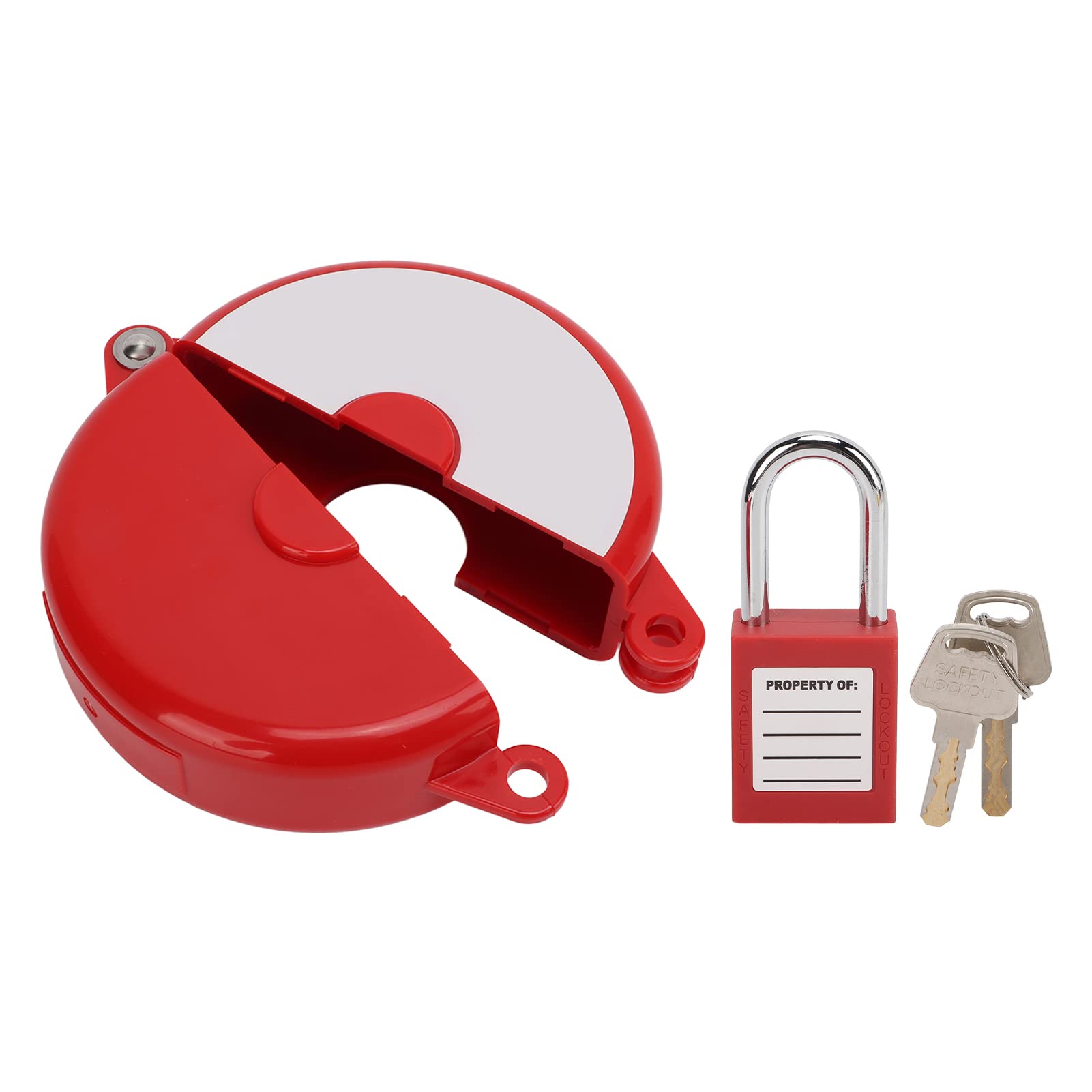 ABS Plastic Hose Bib Lock - Durable Outdoor Faucet Lock with Shell Design for Home, Office & Industrial Use | Prevent Water Theft & Unauthorized Access | Perfect for Gardens, Construction Sites & Public Facilities