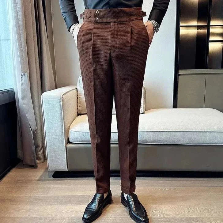 Premium Men's Formal Office Suit Pants - Classic Fit, Comfortable & Professional for Business Attire, Work & Special Occasions
