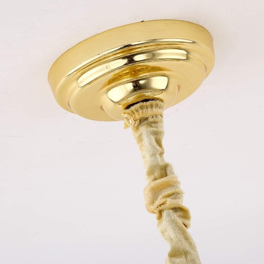 Modern Crystal Gold Chandelier - Elegant Pendant Ceiling Light Fixture for Dining Room, Living Room, Kitchen Island & Bedroom | Perfect for Home Decor, Wedding Venues & Luxury Interior Lighting