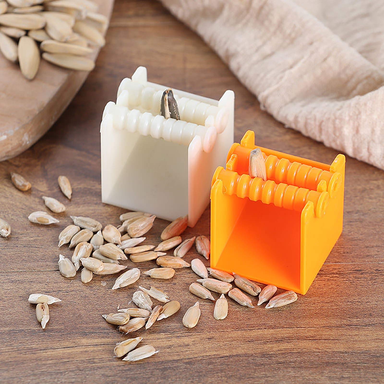 Electric Melon Seed Opener - Portable Automatic Nut Sheller for Sunflower Seeds, Almonds & Pistachios | Smart Kitchen Tool for Easy Snacking & Teeth Protection | Perfect for Parties, Movie Nights & Healthy Snacking