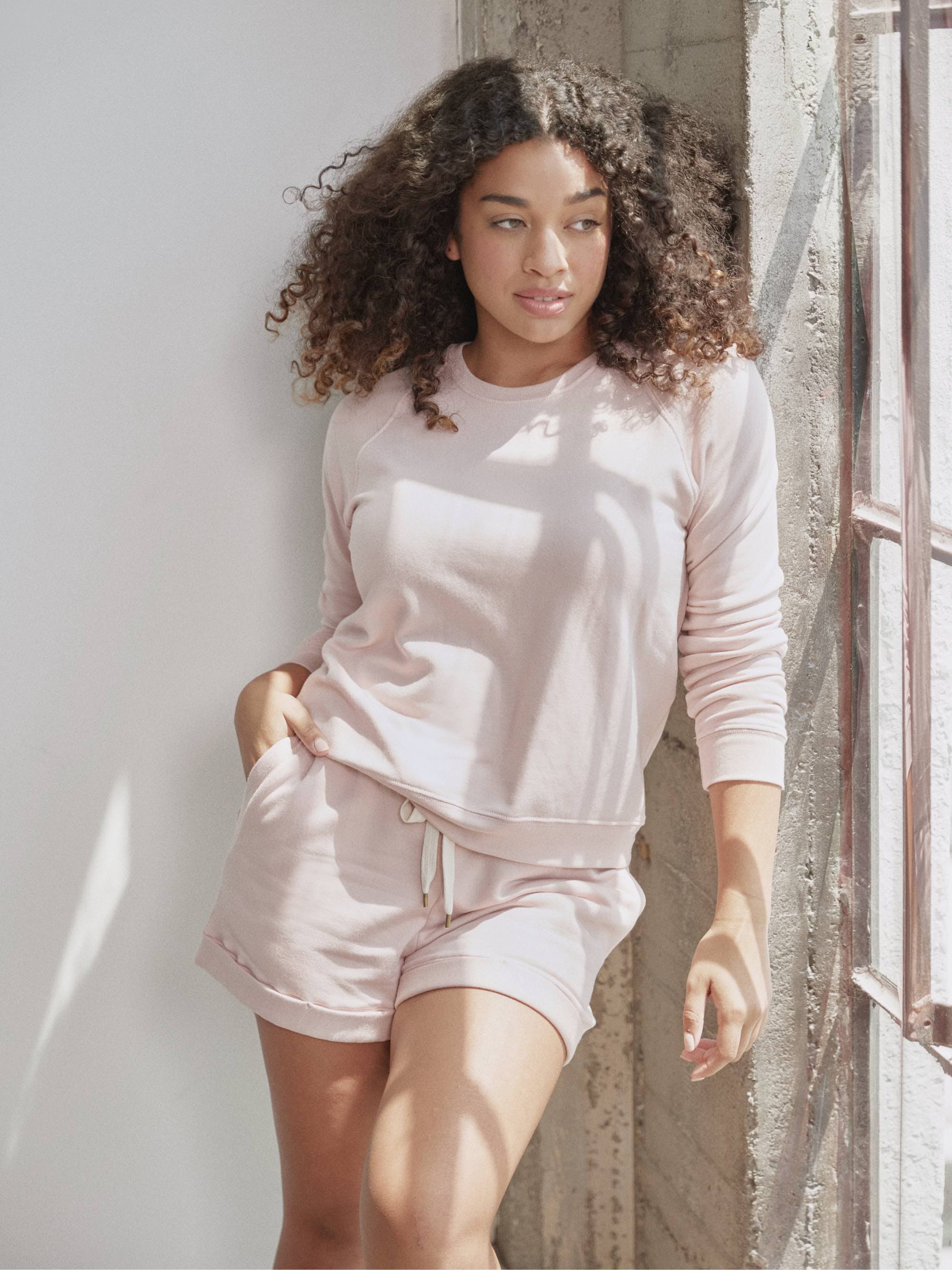 Cozy Fleece Roll Cuff Shorts for Women - Soft & Stretchy Winter Lounge Pants - Perfect for Home, Yoga & Casual Wear
