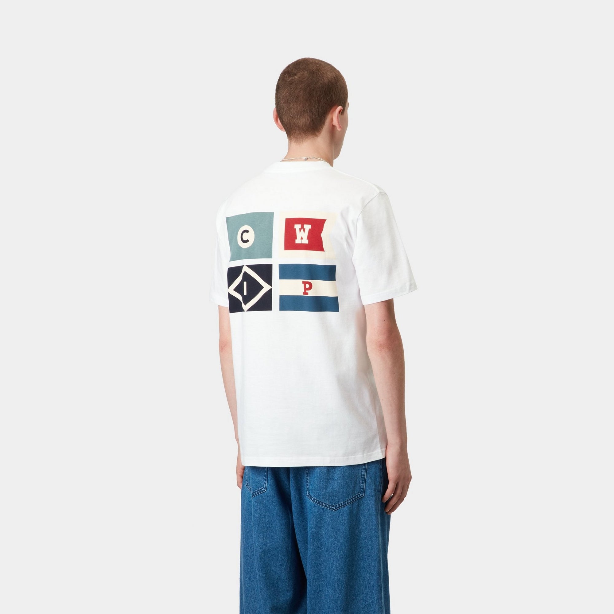 American Flag T-Shirt for Men & Women - Patriotic White Cotton Tee - Perfect for 4th of July, Memorial Day & Veterans Day