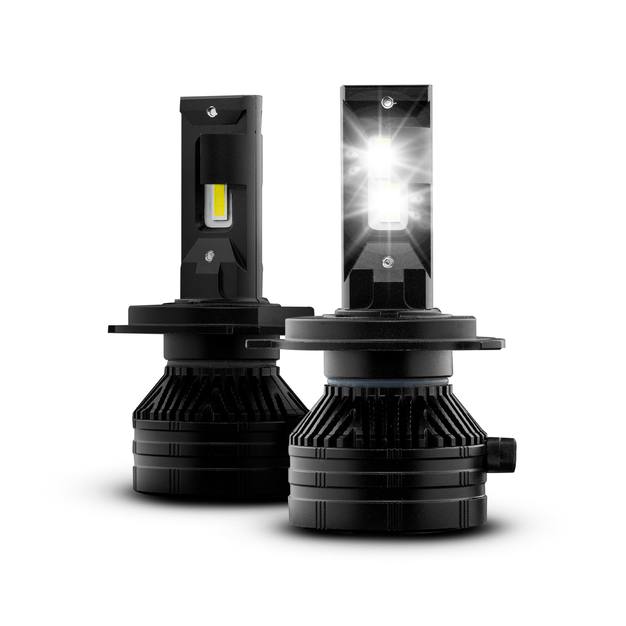 VISION H4 High/Low CSP LED Conversion Kit - 6000K White Light - 15000/10000 Lumens - 150/100 Watts - Perfect for Car Headlight Upgrades & Night Driving Visibility