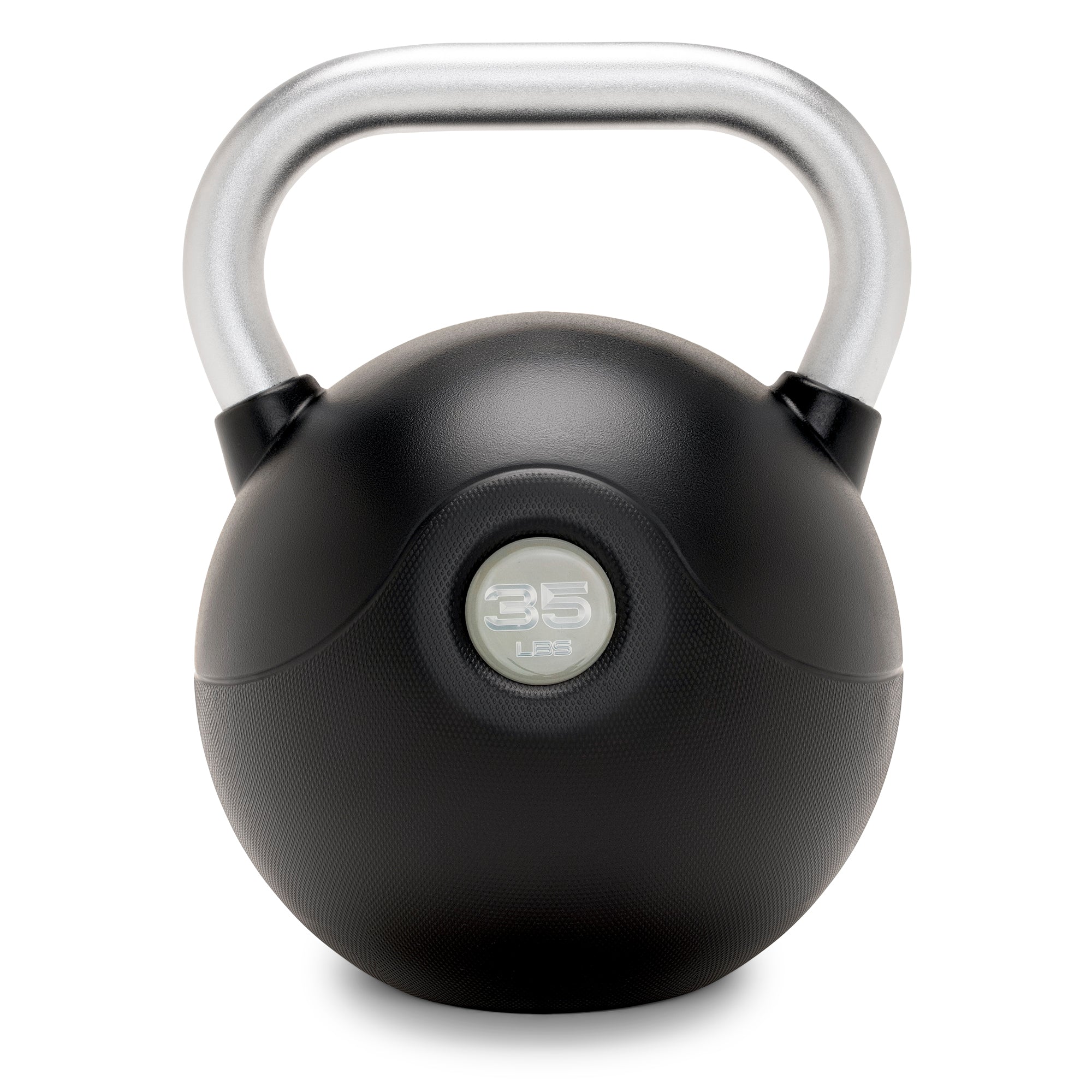 Marcy 35 lb. PU Kettlebell with Chrome Handle - Sage Color | MCKB 035 SAGE - Perfect for Home Gym, CrossFit & Strength Training