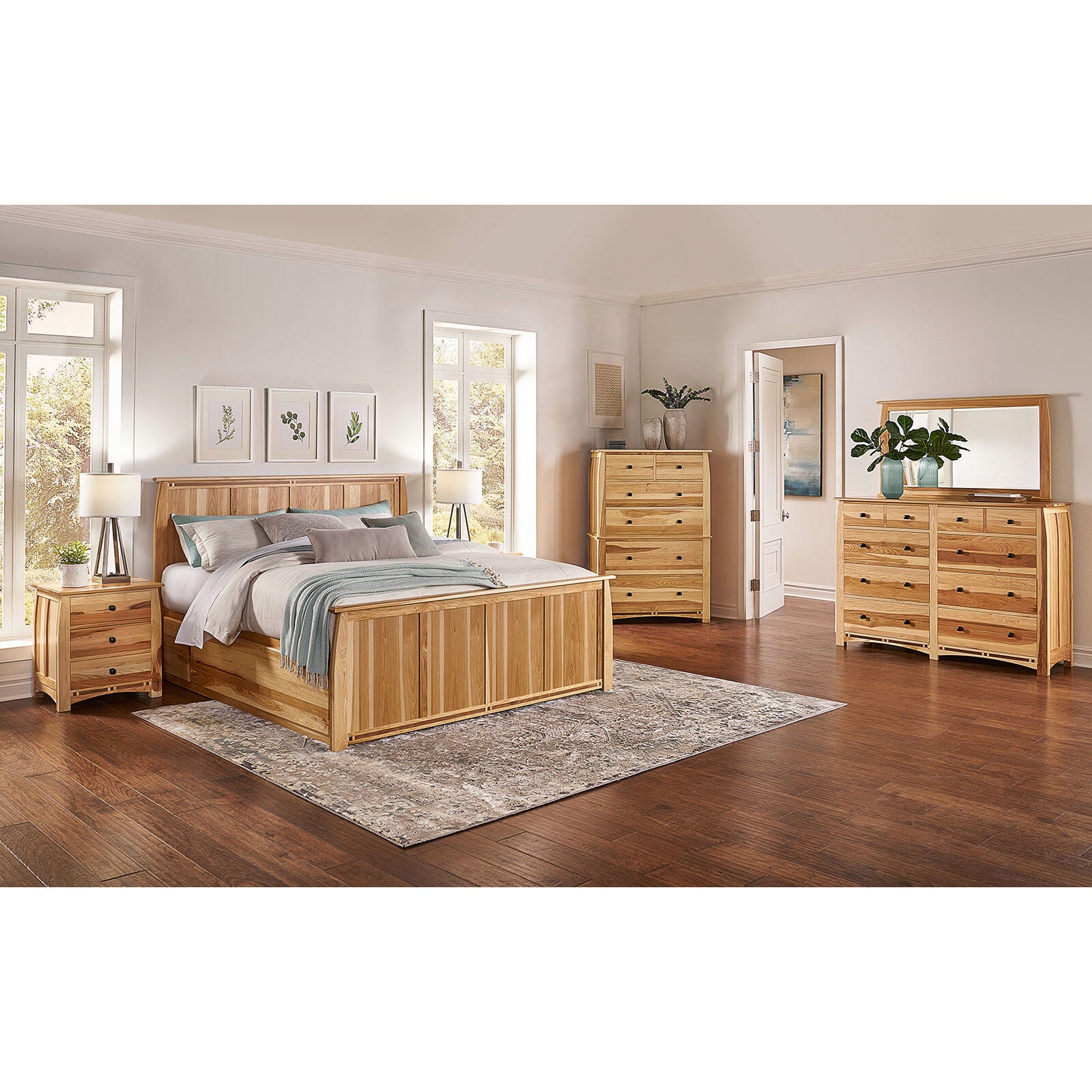 Adamstown Queen Size Storage Bed with Drawers - Under Bed Storage Solution for Small Spaces - Perfect for Bedroom, Guest Room, or Dorm Organization