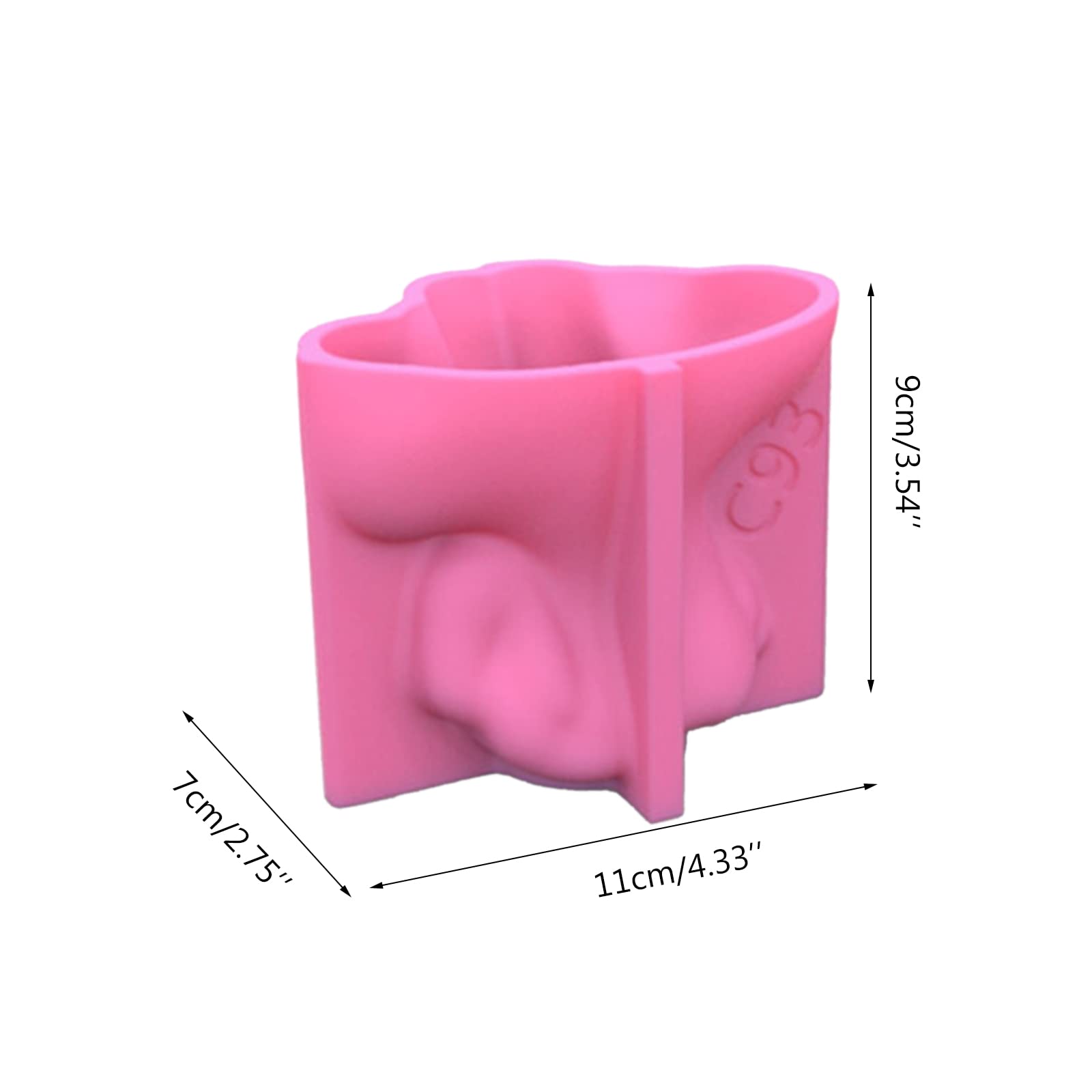Succulent Flower Pot Resin Mold - Human Face Head Planter Silicone Mold for Gypsum, Cement, Concrete & Clay - DIY Craft Molds for Home Garden Decor, Unique Plant Pots & Creative Gifts