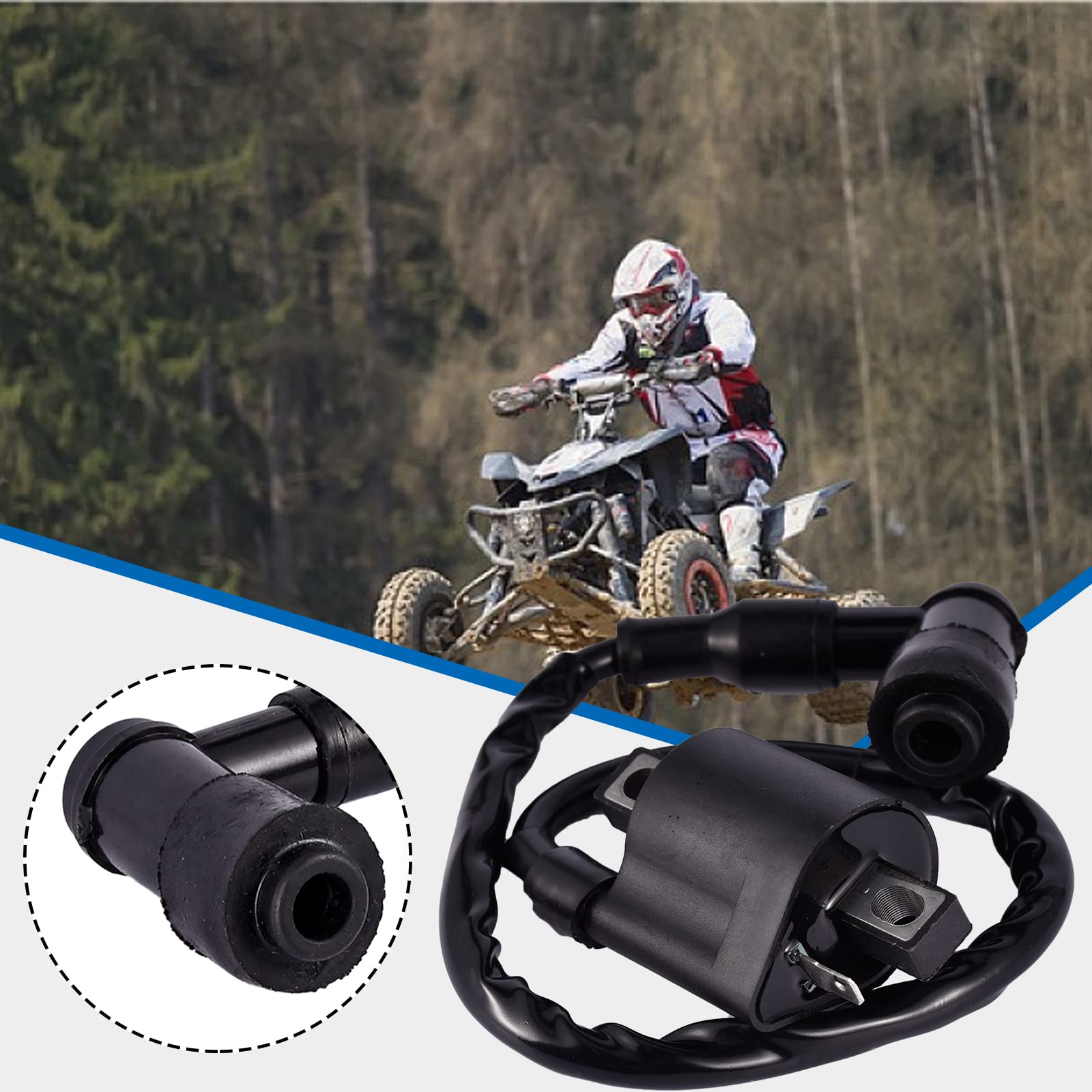 HIFROM Ignition Coil for 110CC 125CC 150CC 200CC 250CC ATV Moped GO Kart Chinese Bike Quad TaoTao - High Performance Replacement Part for Off-Road Vehicles & Dirt Bikes