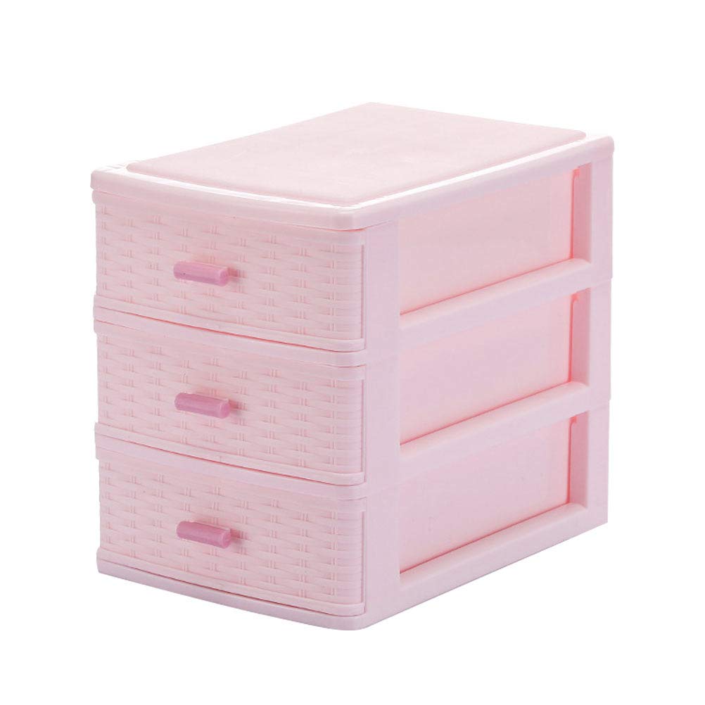 Cabilock 1-Piece Clear Plastic Desktop Storage Box - Vanity Organizer for Makeup, Jewelry & Office Supplies | Portable Cosmetic Display Case with Heart-Shaped Shell Design | Perfect for Bedroom, Bathroom & Office Organization