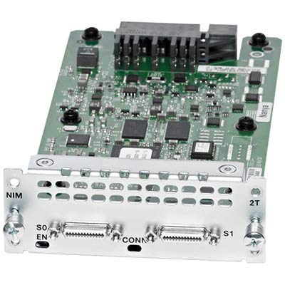 Refurbished Cisco NIM-2T 2-Port Serial WAN Interface Card for Network Expansion & Remote Connectivity | Ideal for Small Business Routers & Enterprise Networking Solutions