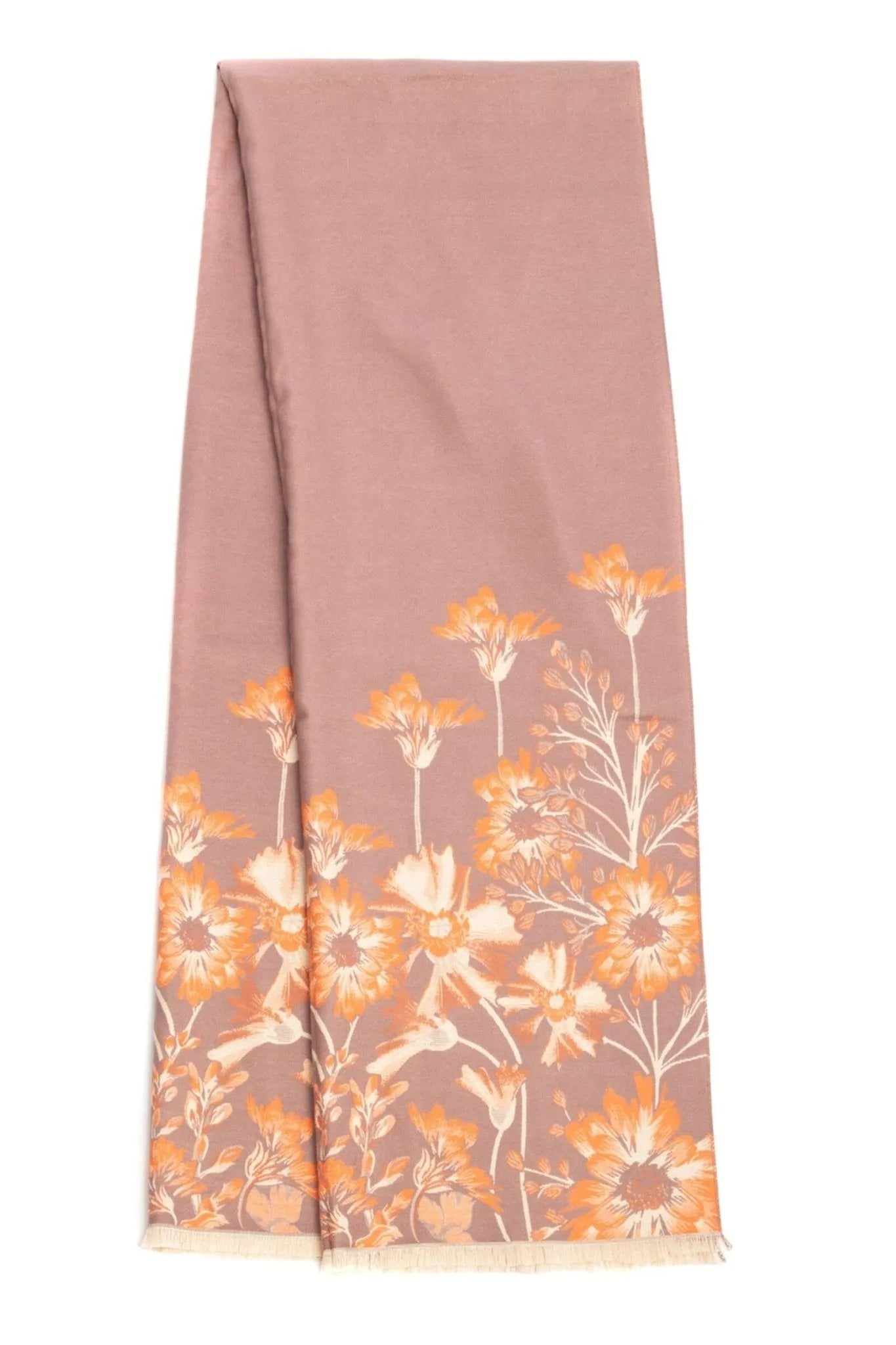 Reversible Floral Oversized Scarf - Soft Winter Shawl Wrap for Women - Perfect for Cold Weather, Travel & Fashion Accessories
