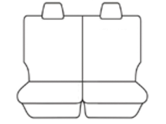 Durable Canvas Car Seat Covers for Toyota Prado 150 (2009-2024) - Airbag Compatible, 3-Row Protection - OUT6578CHA - Perfect for Off-Road Adventures & Family Road Trips