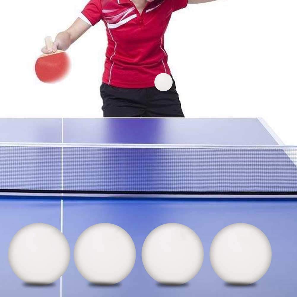 6-Pack ABS Table Tennis Balls - Professional Ping Pong Balls for Training & Competition | Durable White Sports Equipment for Indoor/Outdoor Games, Gym, School PE Class & Family Fun