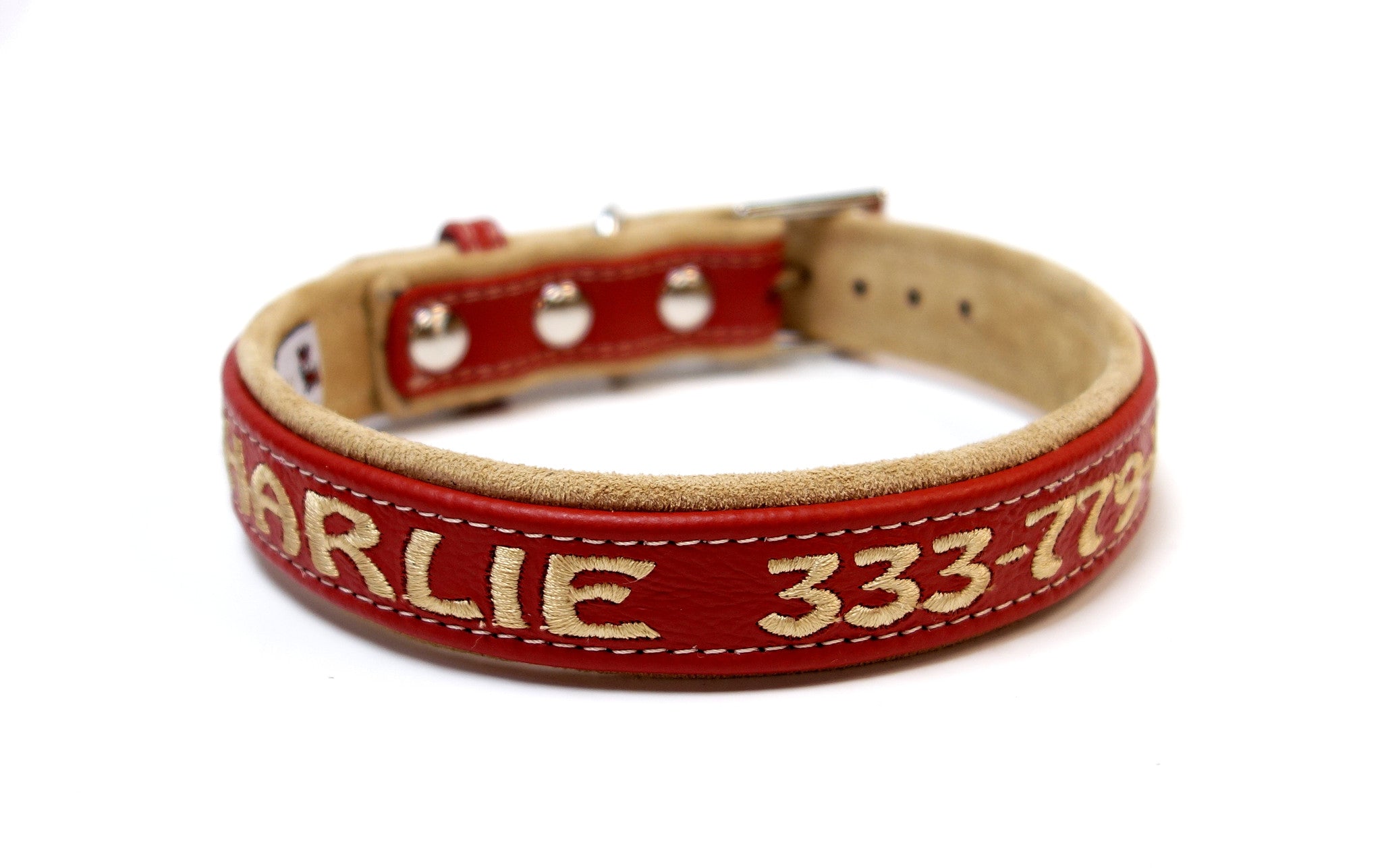 Premium Adjustable Leather Dog Collar with Soft Suede Lining - Comfortable & Durable Pet Accessory for Walking, Training & Daily Use