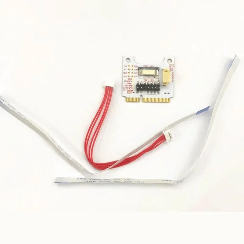 TL611-Pro Diagnostic Card with Mini PCIE & A-DEBUG - PCI/PCI-e Motherboard Debug Tool for Desktop, Laptop & Apple PC - Computer Repair, Hardware Testing, System Diagnostics