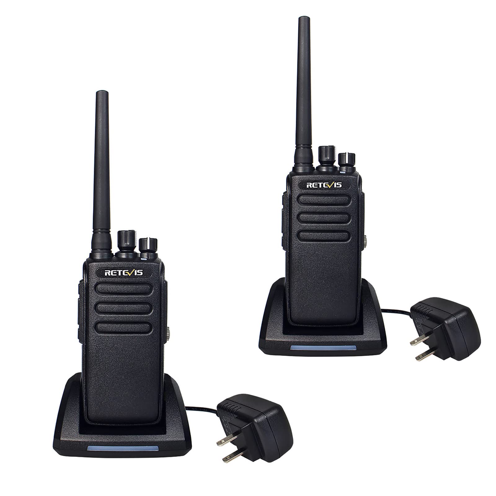 Retevis RT81 Digital Two-Way Radio Walkie Talkies - Long Range 10 Miles, IP67 Waterproof, 2200mAh Battery, Group Call, 2 Time Slots, DMR Security Radio for School, Business, Construction & Outdoor Activities (2 Pack)