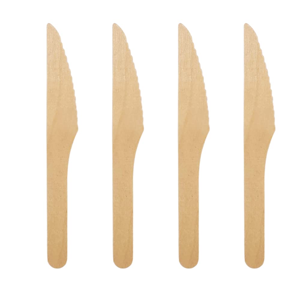 100% Compostable Birchwood Cutlery Set - 1000 Pack Biodegradable Disposable Wooden Forks, Spoons & Knives | Eco-Friendly Party Supplies for Picnics, Camping & Events