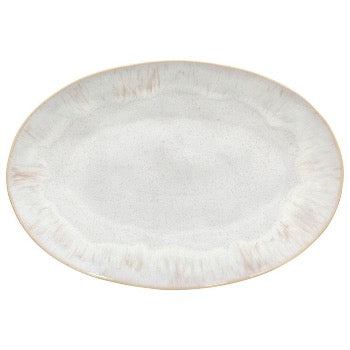 Eivossa Oval Serving Platter - Elegant Ceramic Appetizer Tray for Cheese, Charcuterie & Party Snacks - Perfect for Entertaining, Weddings & Holiday Gatherings