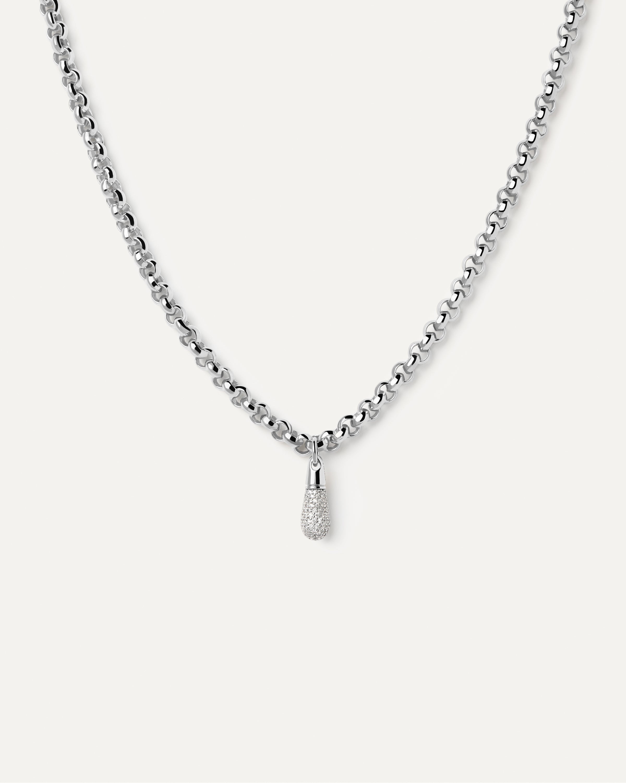 Jazz Silver Chain Necklace for Women - Sterling Silver 925 Layering Necklace, Dainty Minimalist Jewelry Gift for Her - Perfect for Everyday Wear, Date Night & Special Occasions