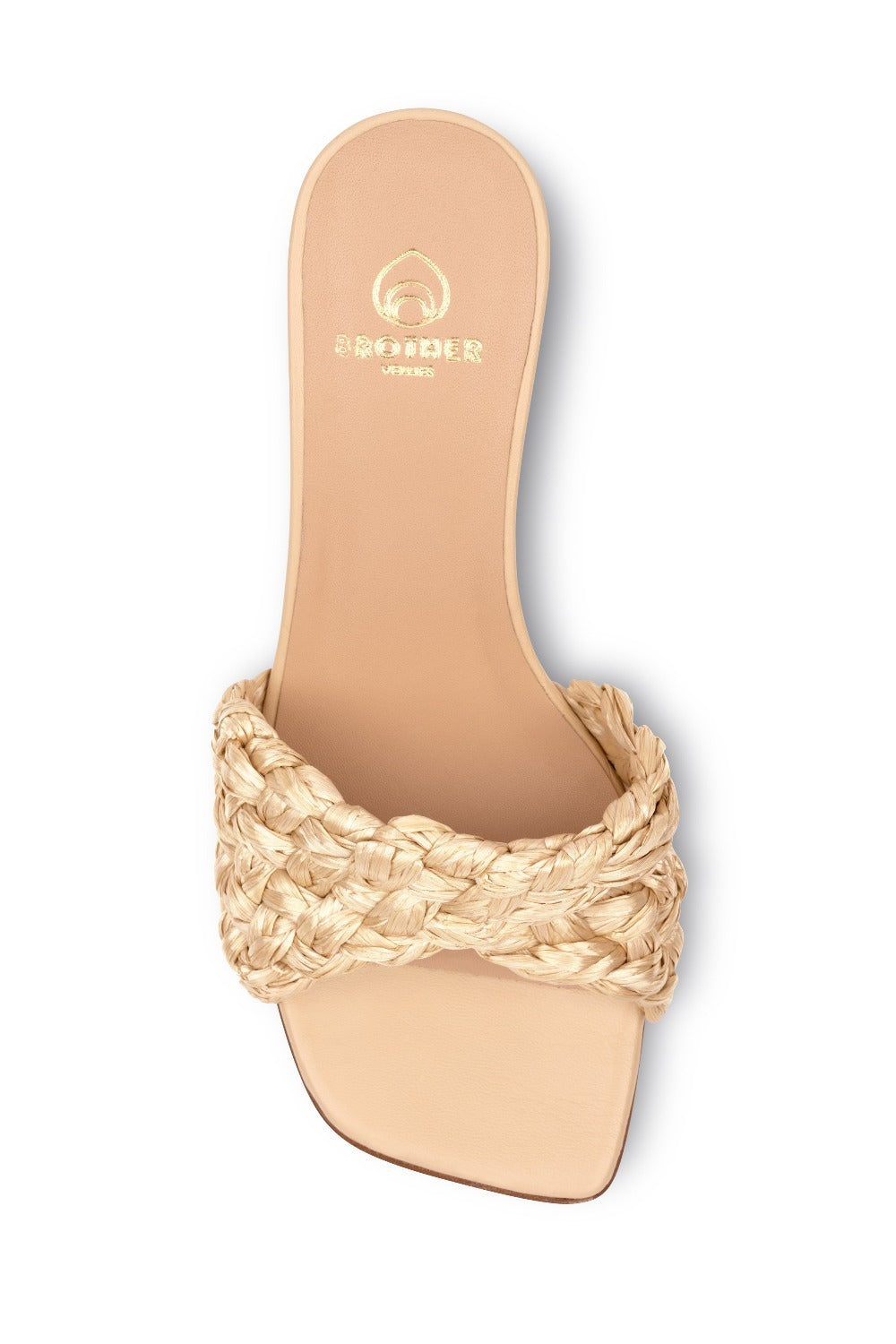 Tuesday Mule in Raffia - Comfortable Women's Raffia Slides for Summer Beach, Pool, and Casual Outings