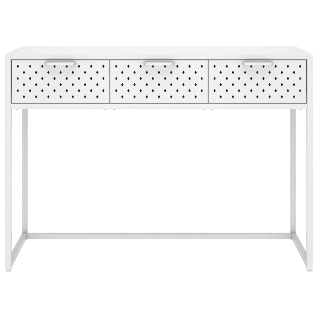 SKM White Console Table 41.7